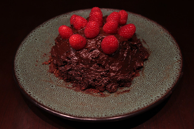 Raw Vegan Raspberry Ganache Cake