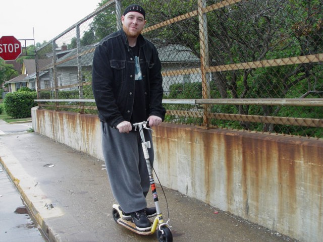 Musa riding my go-ped