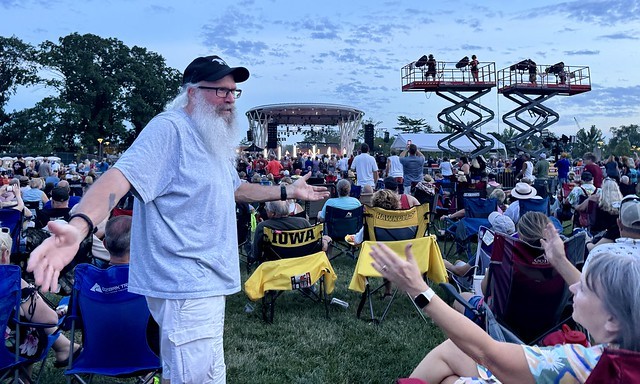 Jeff and Teresa enjoying REO Speedwagon