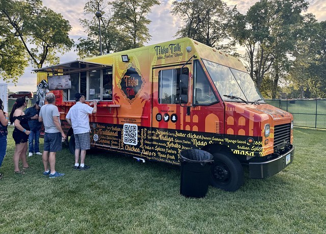 Tikka Talk. This was some very good concert food