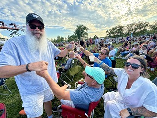 Having a good ol time at REO Speedwagon