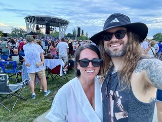 Hangin at this concert