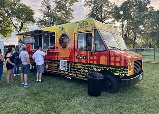 Tikka Talk. This was some very good concert food