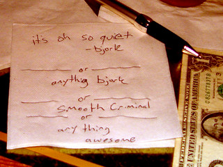 Music - My Request List - I ended up getting, "Jesse's Girl"