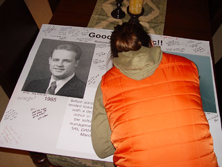 Signing Rico's Poster