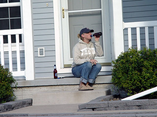 The funniest thing to find on your porch when you come home from work