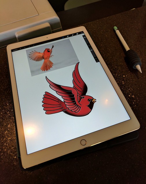 Bout to get this Cardinal tattooed on me.