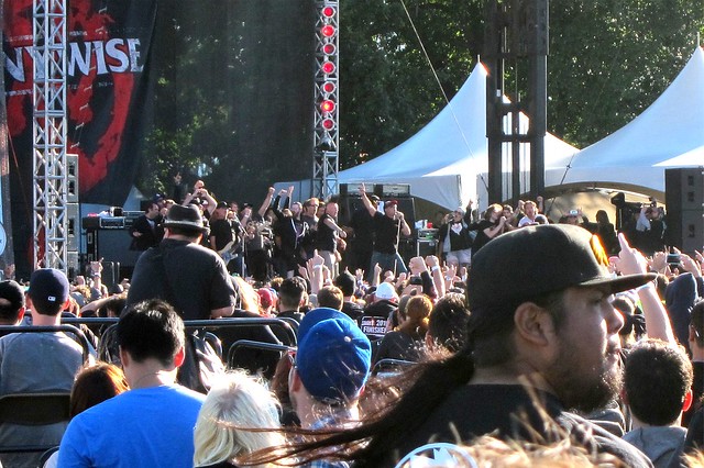 Pennywise invites some fans on stage