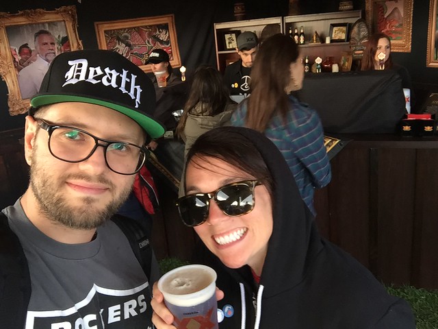 The Dos Equis lounge at Riot Fest