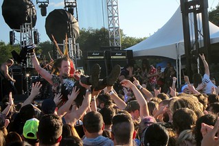 Crowd surfin punk