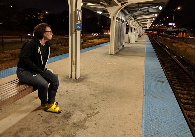 Waitin for the train