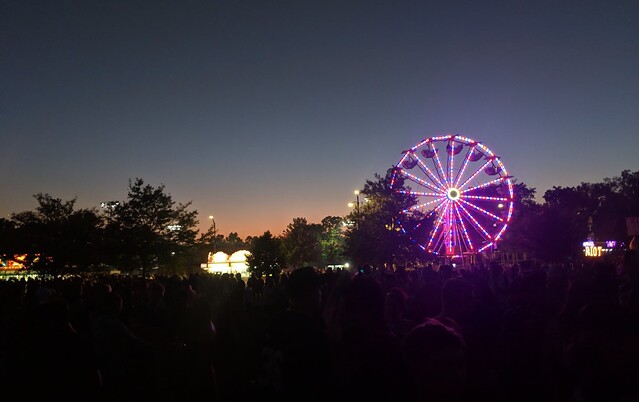 Riot Fest sunset stuff