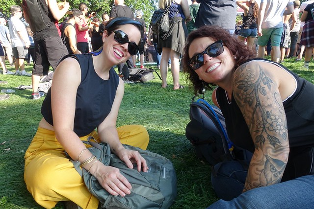 Chillin outside of K.Flay