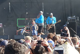 Kids rockin with the Aquabats