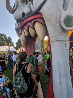 Finally goin into the Riot Fest side show