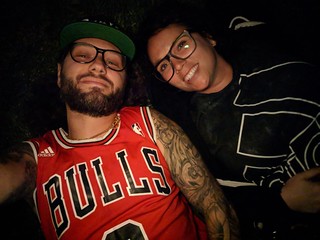 Hangin at the back of Jerry Lee Lewis