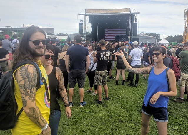 Jessica is excited about Anti-flag