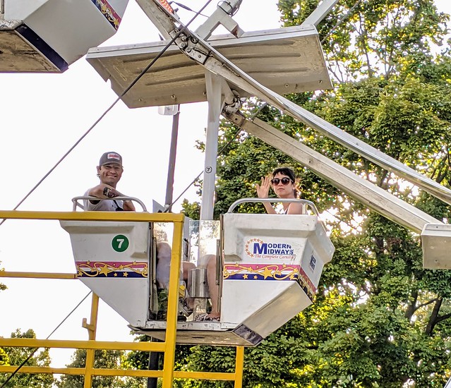 For some reason Mitch and Jessica got to go around like 100 times