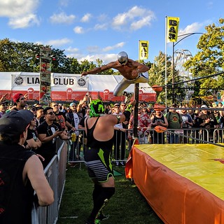 Some sideshow wrestling