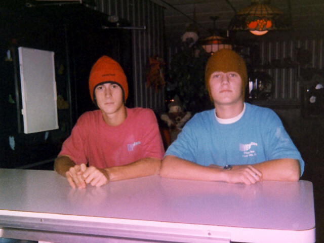Joey and I with our Sweet Hats