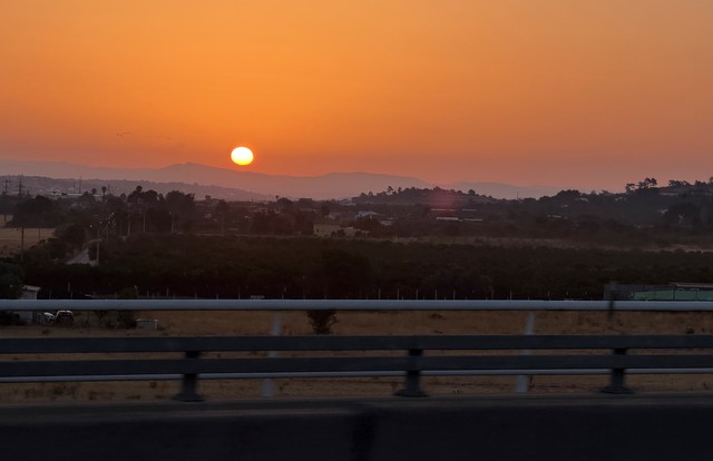 Sunrise over the valley