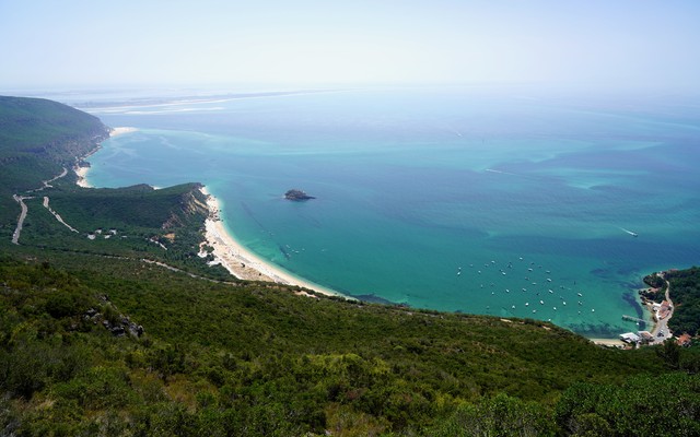 Looking out over Arrábida