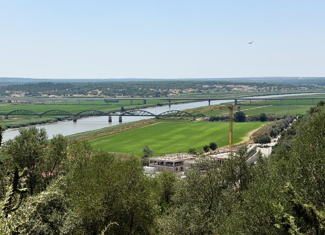 We tried to check out a castle in this little town, but it seemed to be closed and all the construction workers were staring at me like I was definitely in the wrong place, so I just snapped this pic of the valley and left.