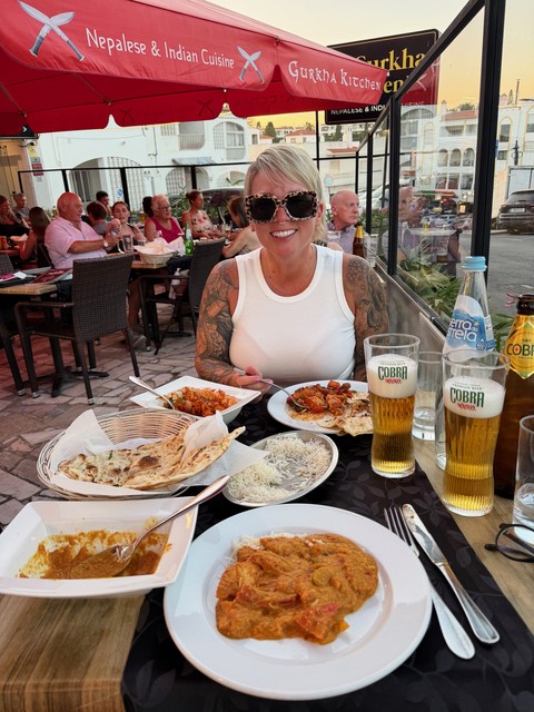 Found an Indian restaurant near our hotel and Indian sounded good.