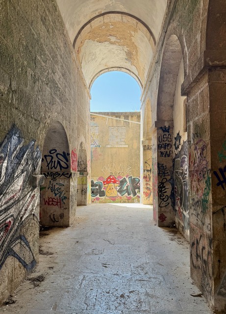 Walking around the old fort