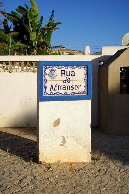 Street signs (and street names even) are rare in Portugal... but when they exist, they're often nice.