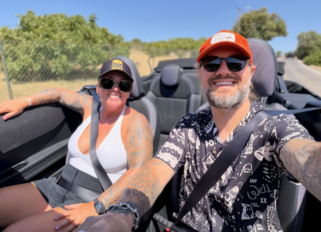 Top down cruise to the beach