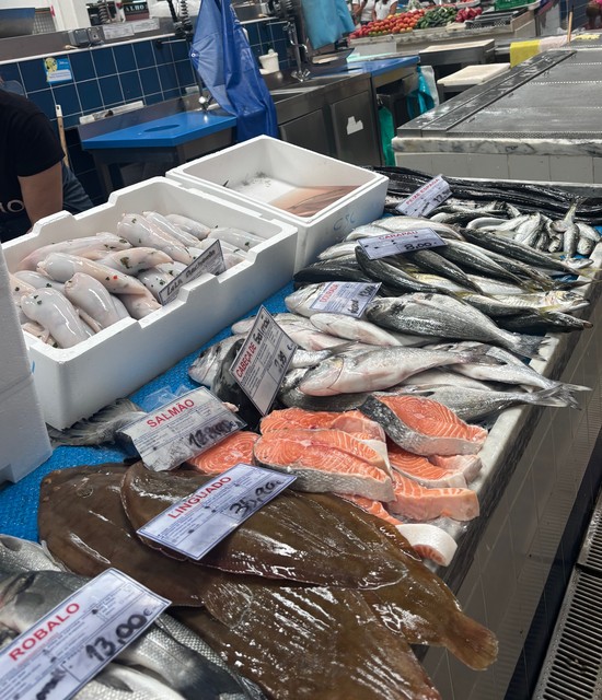 Fish you don't see at the markets around my house... Stuffed squid, sole, salmon, seabream, mackeral, etc