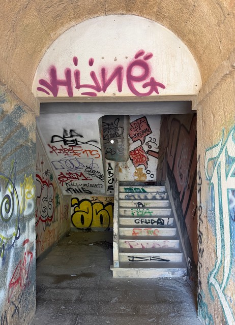 Probably not gonna go up those stairs