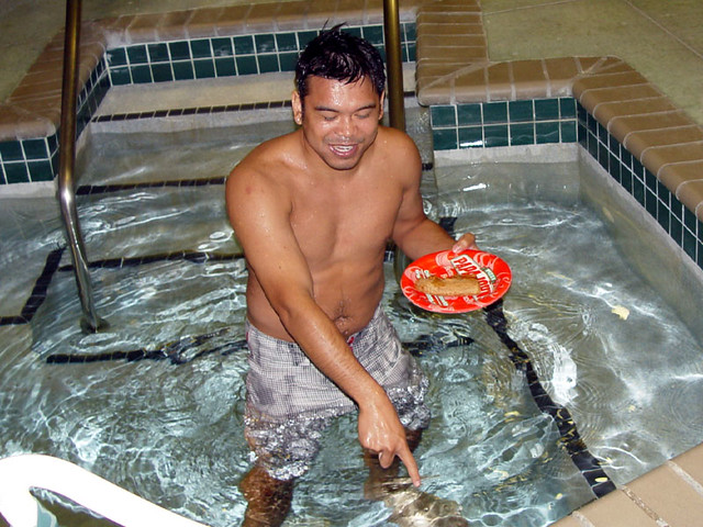 There's bubbles in there!