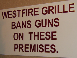 Travel - Westfire Grille Bans Guns