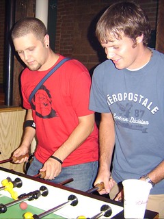 Travel - Foosball with our minivan friend