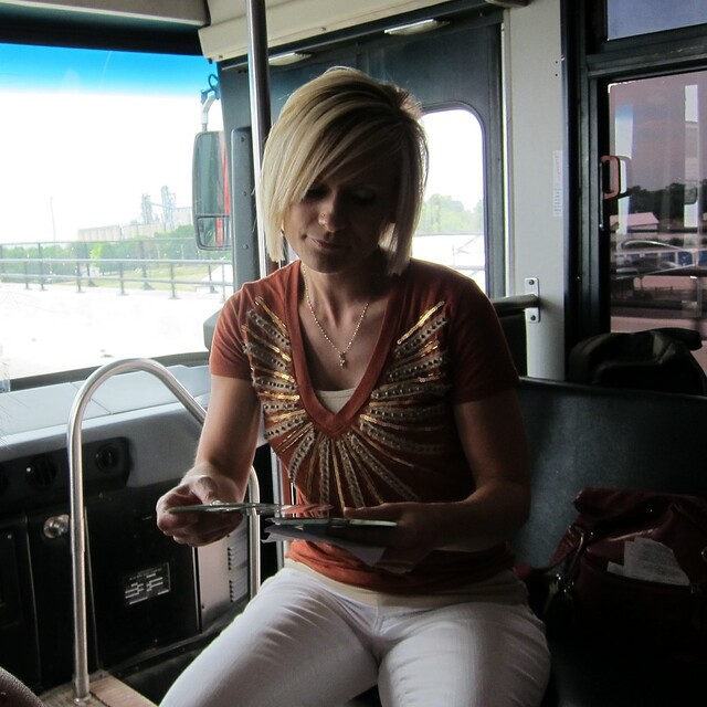 Amy hooking up some music