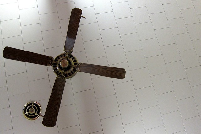 Fan balancing clothes pins