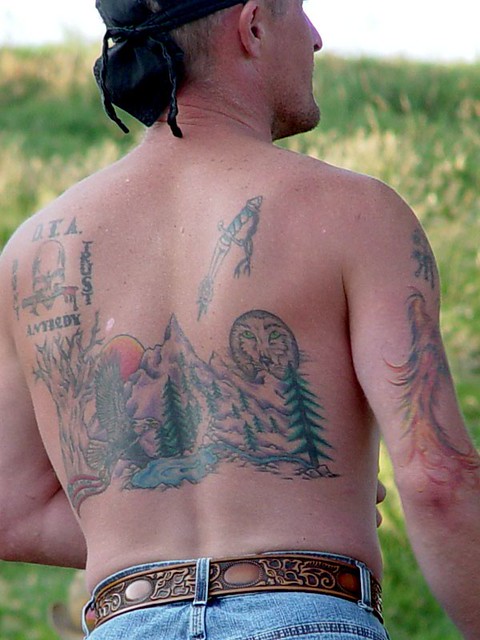 A ridiculous set of tattoos