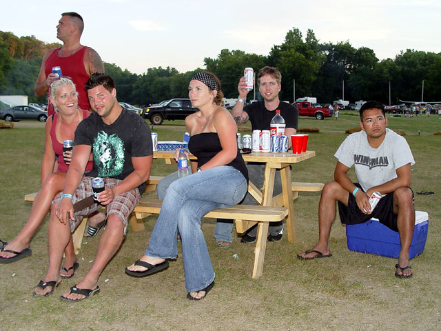 With our new friends Ann and Tommy