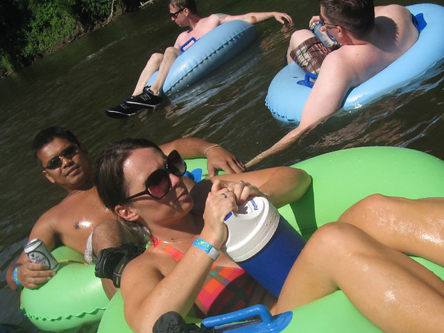 Tubing the Iowa River