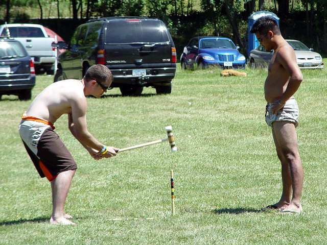 Pounding in Croquet Stakes