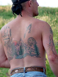 A ridiculous set of tattoos