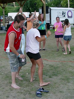 Dancing with a fun lady