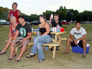 With our new friends Ann and Tommy