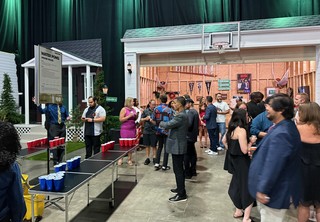 Travel - They built a whole-ass garage for this block party