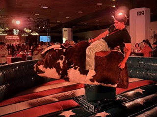 Travel - Raphael on the Mechanical Bull