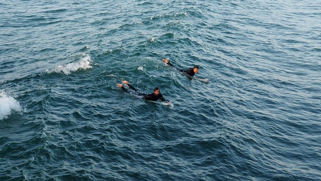 Surfer's in Ocean Beach