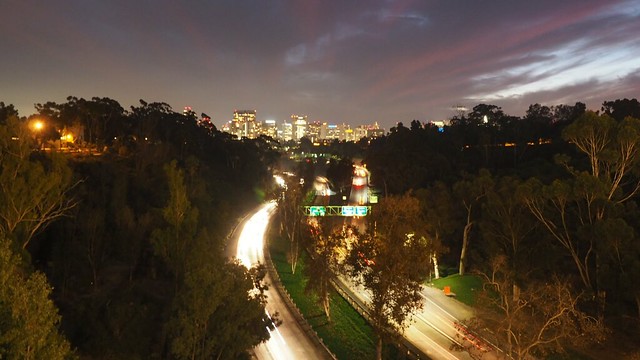 A night shot at Balboa Park