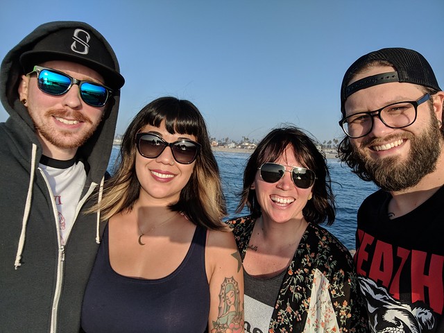 Waling down the Ocean Beach Pier